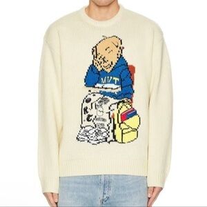 NWT MARKET Making The Grade Bear Sweater Size Large Revolve